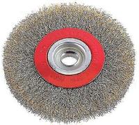 SPAZZOLA ACCIAIO CIRCOLARE + FORO PG 488.00 MM 150 F.MM 32/20/16 PZ 1