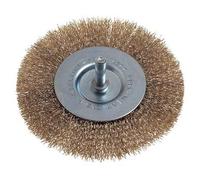 SPAZZOLA ACCIAIO CIRCOLARE + GAMBO PG - 469.00 MM 50 G.MM 6X25- 5 pezzi