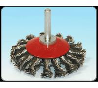 SPAZZOLA ACCIAIO RITORTA CONICA C/G MM.95 BL
