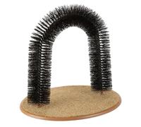 Spazzola ad arco per massaggi gattini dispositivo per toelettatura animali domestici gatti post gatti sollievo dallo stress Scratcher