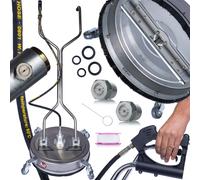Spazzola Alta Pressione 53 cm - Acciaio Inox | 3200 PSI | per Esterni