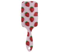Spazzola amichevole della fragola rossa per gli uomini Progettato massaggiatore testa per la perdita dei capelli con manico ergonomico cepillo para peinar