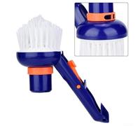 Spazzola angolare per piscina, setole in nylon fine, per piscine fuori terra e spa, strumento di pulizia per spazi stretti