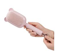 Spazzola Anti-Rottura Per Capelli Retrattile Setole Fitte Portatile