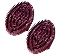 Spazzola anticellulite 2 pezzi Spazzola per massaggio con oli essenziali Spazzola anticellulite flessibile Tpv Spazzola anticellulite dimagrante e rilassante per salone di bellezza Massaggiatore Bagno