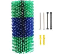 Spazzola antigraffio per bestiame allevia il prurito sul retro del bestiame massaggio spazzola per toelettatura bestiame spazzola per bovini (giallo)