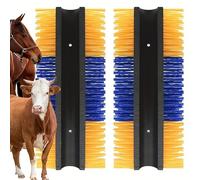 Spazzola antigraffio per bestiame, prurito per la pulizia, autopulente, durevole, elastica, per cavalli, bovini, pecore, spazzola automatica per la cura degli animali domestici per il pascolo