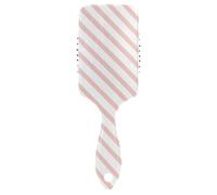Spazzola antistatica a strisce rosa per spazzola da massaggio dritta progettata per tutti i tipi di capelli con manico ergonomico cepillo para cabello rizado