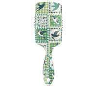 Spazzola antistatica per capelli a pois verde per capelli lunghi Spazzola da massaggio progettata per capelli spessi con manico ergonomico cepillo para cabello de mujer