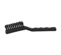 Spazzola antistatica per dispositivi elettronici e circuiti stampati, strumento manuale per rimozione della polvere, con manico in plastica e setole in fibra sintetica (media)