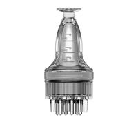 Spazzola Applicatore Per Capelli - ABS, Applicatore Per Capelli Massaggiatore In Pelle Capelluto Assorbimento Liquido Migliorato | Strumento Di Cura Di Design Trasparente Coppia