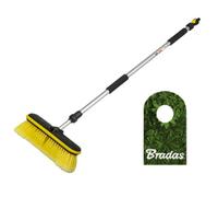 Spazzola autolavaggio telescopica 90-160 cm 10" con valvola acqua Bradas 6196