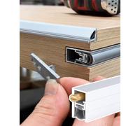 Spazzola Automatica per Porte Guarnizione Automatica a Scomparsa per Porta | Guarnizione per Porta a Scomparsa 52 71 92 122 162 cm, Paraspifferi Insonorizzato(26in/66cm)