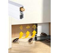 Spazzola Automatica per Porte Guarnizione Automatica a Scomparsa Sottoporta | Guarnizione Inferiore per Porta Della Camera da Letto (antipolvere e Antivento), Barriera Antirumore(69in/175.2cm)