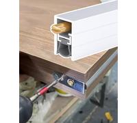 Spazzola Automatica per Porte Guarnizione Automatica Insonorizzata per Porte da 82 92 102 122 132 142 cm, con Canale Nascosto da Installare Sotto Le Guarnizioni Inferiori