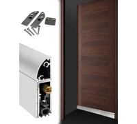 Spazzola Automatica per Porte Guarnizione Inferiore Esterna per Porta con Vite, Kit di Insonorizzazione Automatica per Porte di Casa da 76 102 122 150 cm, Paraspifferi per Porta