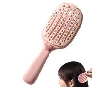 Spazzola Autopulente per Capelli Accessorio Pieghévole Con Autopulizia Per