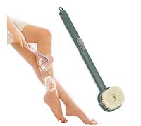 Spazzola bagno liquida con manico lungo, spazzola per doccia rimovibile con dispenser di sapone, spazzola per il corpo, spazzola per il corpo esfoliante, spazzola per la pulizia di profondità