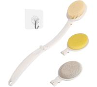 Spazzola Bagno Schiena, 3 in 1 Spazzola Corpo Con Lunga Maniglia, Spazzola Da Do