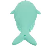 Spazzola Balena da Bagno in Silicone Verde Chiaro per Bebè | Piccola, Design Creativo, Massaggio Delicato, Uso Casa e Professionale