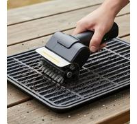 Spazzola Barbecue Elettrica Compatta Pulizia Esterna in Metallo