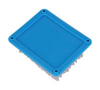 Spazzola base in feltro di lana morbida e delicata per prevenire danni a fibre d