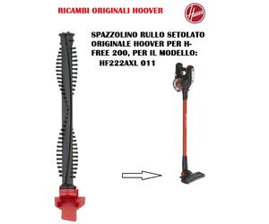 SPAZZOLA BATTITORE RULLO SETOLATO ASPIRAPOLVERE H FREE 200 HOOVER HF222AXL 011