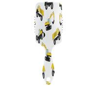 Spazzola bianca dei capelli dei veicoli di costruzione, spazzola dei capelli antistatica, spazzola per capelli sana, massaggiatore dei capelli