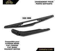 Spazzola Braccio D'Essuie Vetro Posteriore Copertura per Bipper Fiorino Nemo