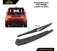 Spazzola Braccio D'Essuie Vetro Posteriore Copertura Pinze Fiat PANDA III -