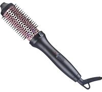 Spazzola calda 3 in 1 agli ioni negativi da 38 mm, spazzola rotonda per acconciatura con riscaldamento a doppia tensione a 200 °C, strumento da viaggio in tormalina in ceramica per arricciare