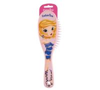 Spazzola Capelli Bambina 21 cm Districante con Cuscinetto Morbido Dentini con Palline Protettive Accessorio Bambine Ragazze (Caterina)