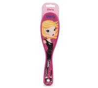 Spazzola Capelli Bambina 21 cm Districante con Cuscinetto Morbido Dentini con Palline Protettive Accessorio Bambine Ragazze (Gloria)