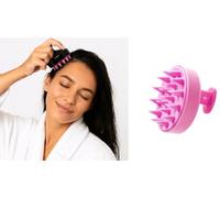 SPAZZOLA CAPELLI MASSAGGIO CUOIO CAPELLUTO SHAMPOO LAVAGGIO doccia massaggiare