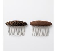 Spazzola Capelli Ricci, Pettine per Capelli Ricci in Tessuto e Metallo