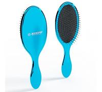 Spazzola capelli sciogli nodi cromate kiepe (azzurro)
