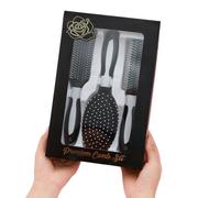 Spazzola Capelli Set Di Spazzole For Capelli Da 3 Pezzi, Strumenti For Il Trucco E La Cura Della Casa In Confezione Regalo, Forniture For Saloni For Arricciare, Asciugare Con Phon Acconciare(B-3PCS)