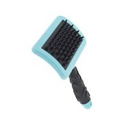 Spazzola cardatore con punte in gomma per cani e gatti Ferribiella