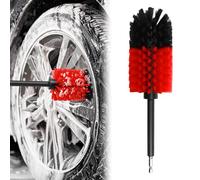 Spazzola Cerchi Auto, Resistente Spazzola per Ruota, 1/4" Spazzole Trapano | Elettrica Rotante Pulizia, Altamente Densa Pennelli Pulizia Auto per Moto Biciclette Alluminio Cura Cerchioni Acciaio