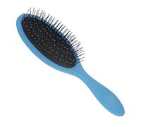 Spazzola classica per capelli con piastra ad ago, spazzola districante per massaggi e parrucchieri, colore blu