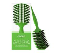 Spazzola COCCO Aura Vent Boar Brush Verde