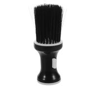 Spazzola Collo Parrucchiere Setole Morbide, Manico Ergonomico Nero | Plastica, Contatto Delicato sulla Pelle e Sul Cuoio Capelluto, per Rifinitura Domestica e Saloni