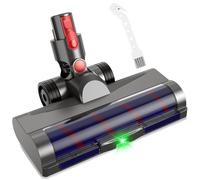 Spazzola compatibile con Dyson V7 V8 V10 V11 V15, Elettrica V8 Spazzola per Aspirapolvere, Testine di Ricambio a LED a Trasmissione Diretta per Pavimenti Duri e Tappeti, Grigio (Grigio C)