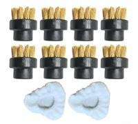 Spazzola compatibile per Dupray per pulitore a vapore Accessori per scopa a vapore con ugelli in filo di acciaio inossidabile, perfetto per pulire giunti, fessure strette e punti difficili