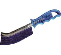 Spazzola con fili pvc rigido blu