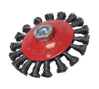 Spazzola Conica In Fil di Ferro Faithfull 100Mm M14X2 Bore, 0.50Mm Faiwbtc100