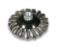 RHO 353090 - Spazzola conica, acciaio, 100 mm
