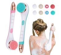 SPAZZOLA CORPO ELETTRICA DOCCIA MASSAGGIO ESFOLIANTE SCRUBBER MORBIDO SILICONE