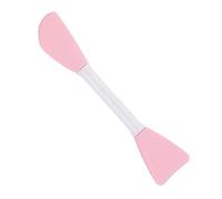 Spazzola cosmetica a doppia testa in silicone per applicare il viso, portatile, facile da pulire