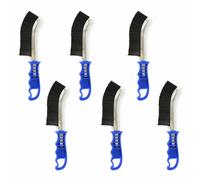 Spazzola curva in setole PVC dure spid vernice metallo auto parti pulizia ruo...